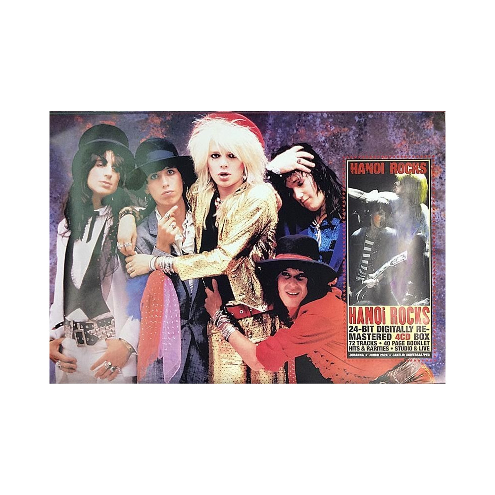 Hanoi Rocks: 4CD Box: Promojuliste 59cm x 41cm - JULISTE