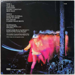 Black Sabbath 1970 NEL 6003 Paranoid Begagnat LP