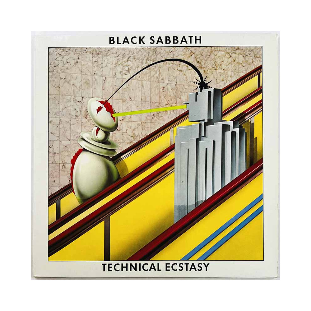 Black Sabbath LP Technical Ecstasy  kansi EX- levy EX- Käytetty LP