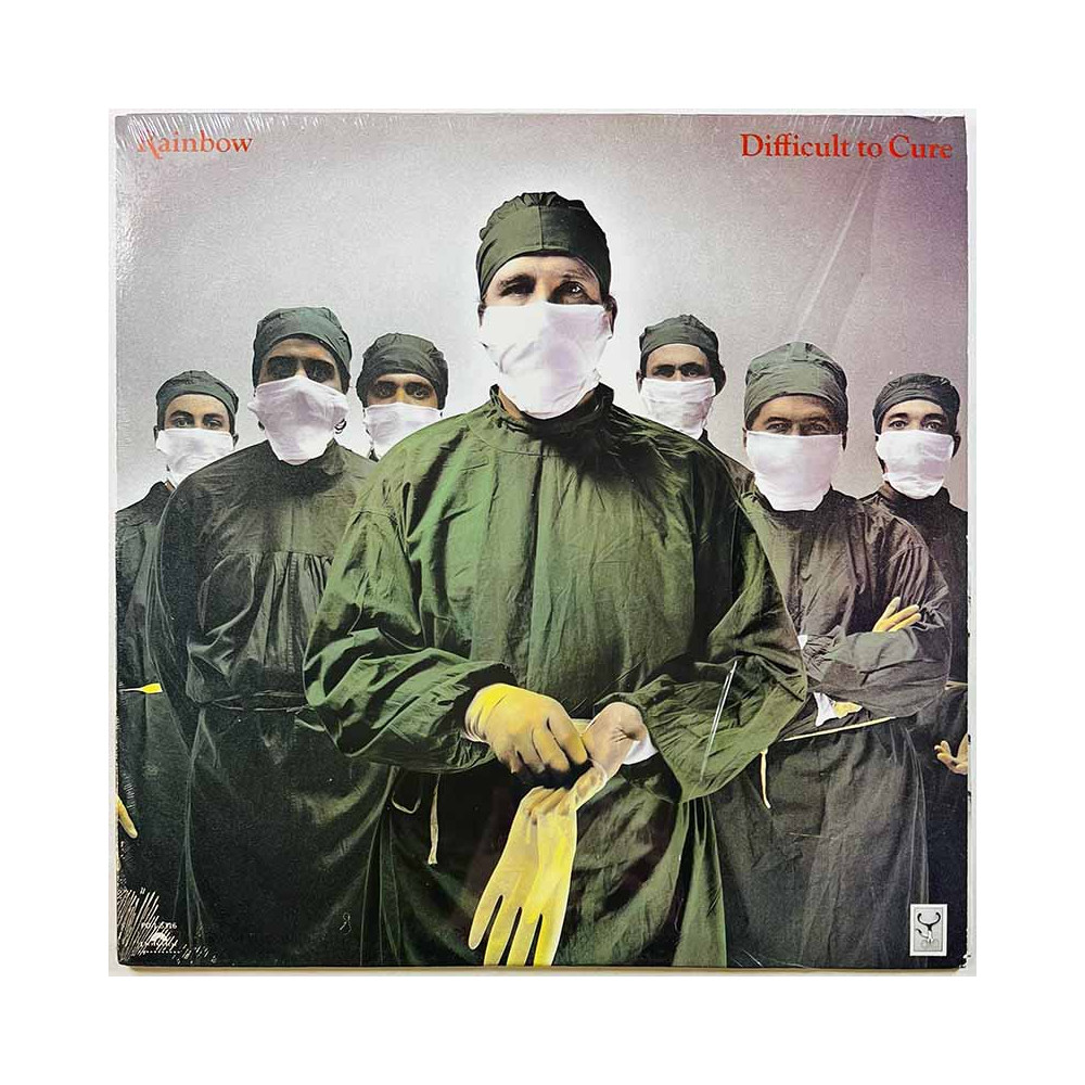Rainbow LP Difficult to Cure  kansi EX levy EX Käytetty LP
