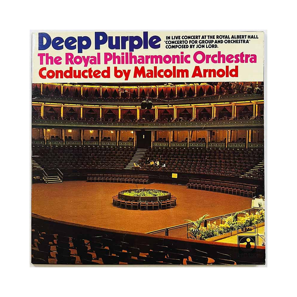 Deep Purple LP Concerto For Group And Orchestra  kansi EX- levy EX- Käytetty LP