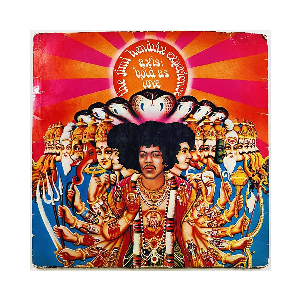 Jimi Hendrix Experience LP Axis: Bold As Love  kansi G- levy G- Käytetty LP