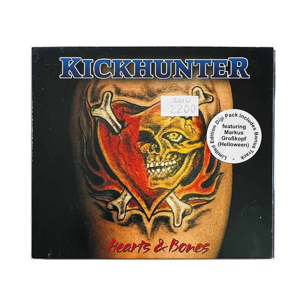 Kickhunter CD Hearts & Bones  kansi EX levy EX Käytetty CD