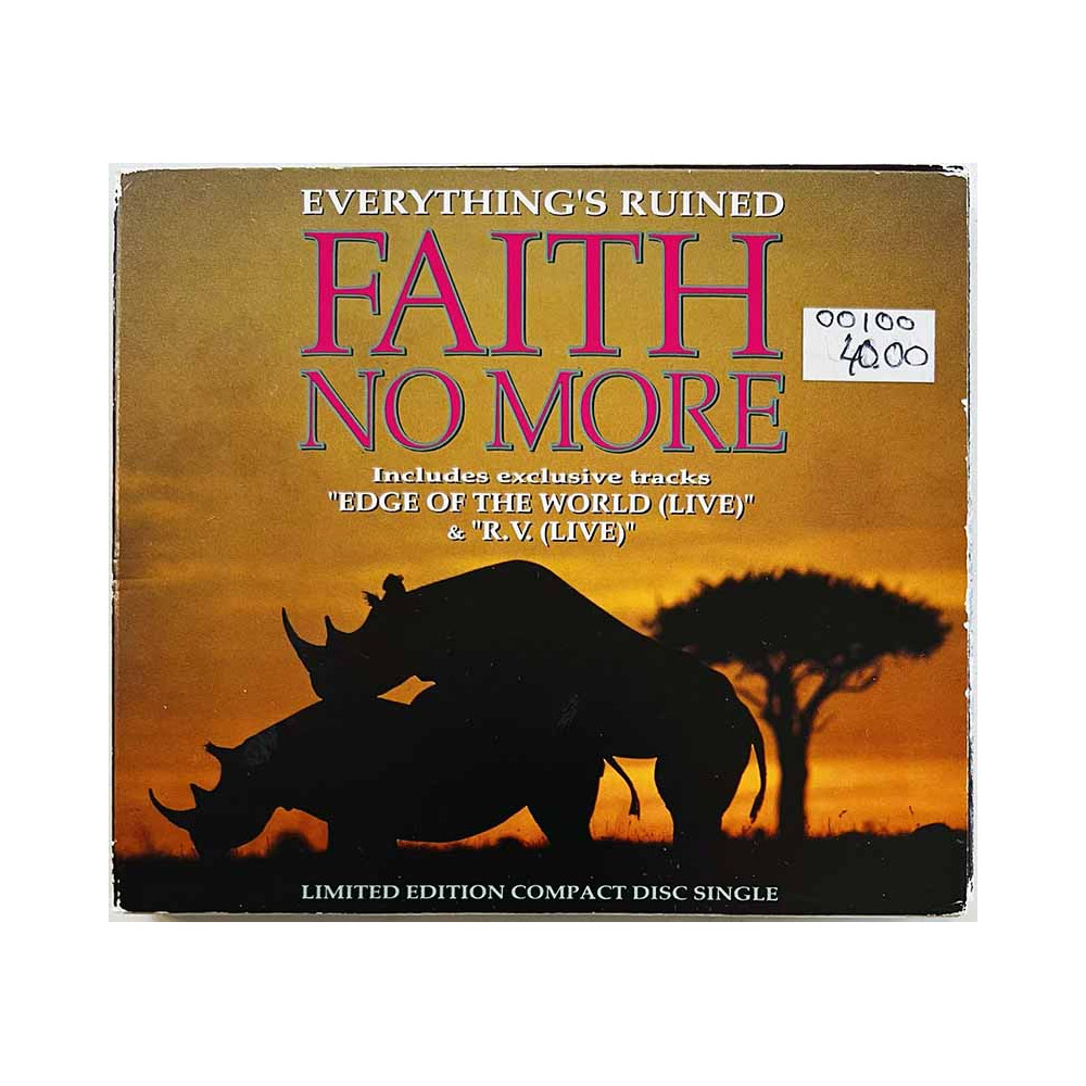 Faith No More CD Everything’s Ruined 2CD  kansi VG levy EX- Käytetty CD