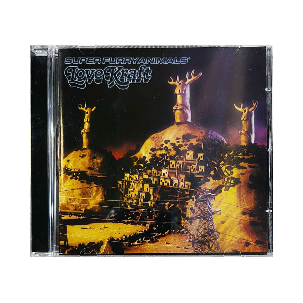 Super Furry Animals CD Love Kraft  kansi EX levy EX Käytetty CD