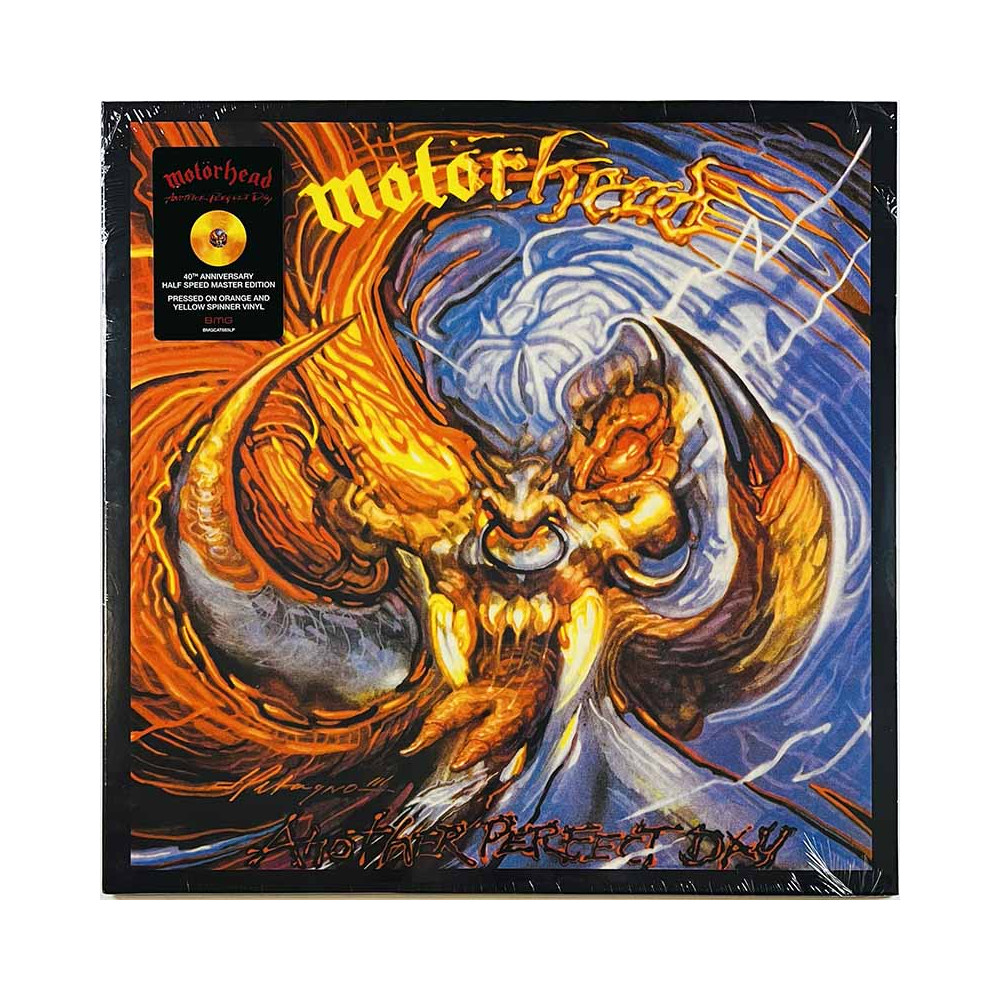 Motörhead LP Another Perfect Day, orange and yellow spinner  vinyyli LP