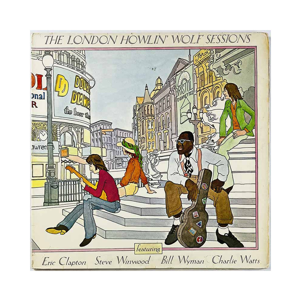 Wolf Howlin, Clapton, Winwood, Wyman, Watts 1971 COC 49 101 The London Howlin Wolf Sessions Begagnat LP