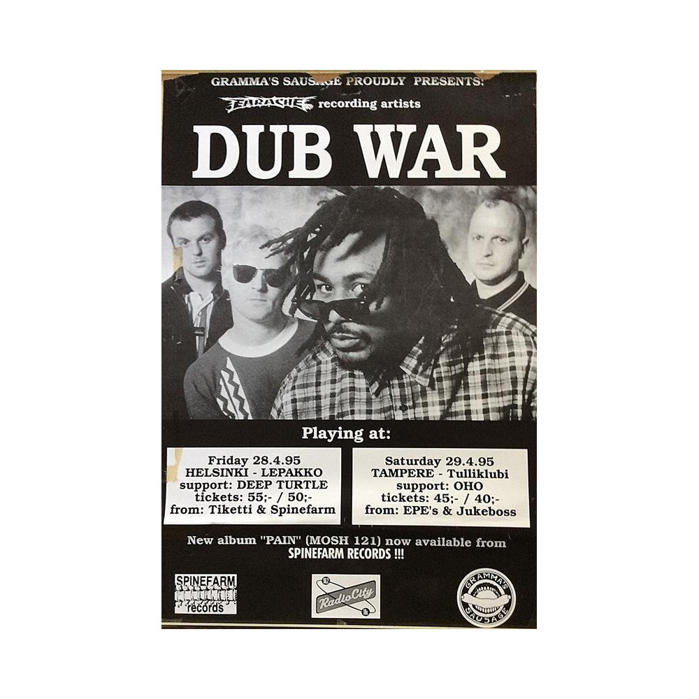 Dub War: Keikkajuliste 39cm x 59cm - Used Poster