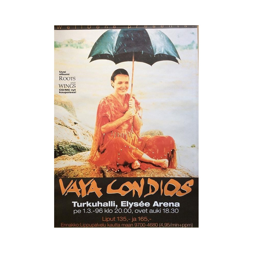 Vaya Con Dios: Roots and Wings: Keikkajuliste 60cm x 80cm - Begagnat Poster