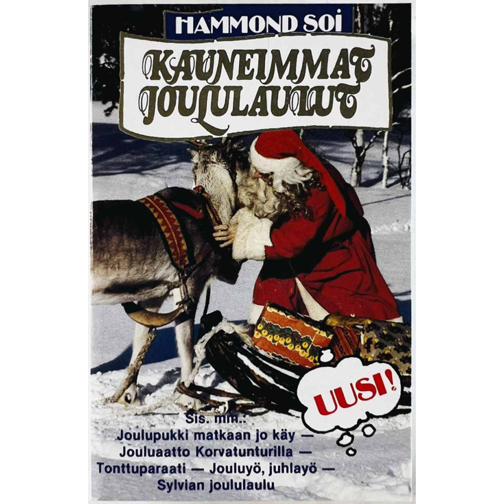 Jukka Koivisto, Hammond soi Musiikkikasetti Kauneimmat joululaulut  kansi EX kasetti EX käytetty kasetti