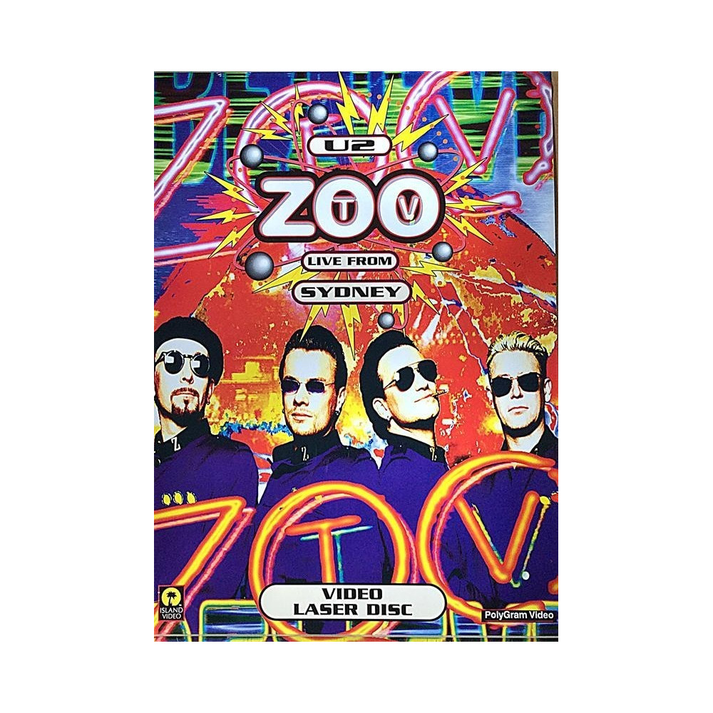 U2: Zoo TV Live From Sydney: Promojuliste 41cm x 58cm - Begagnat Poster