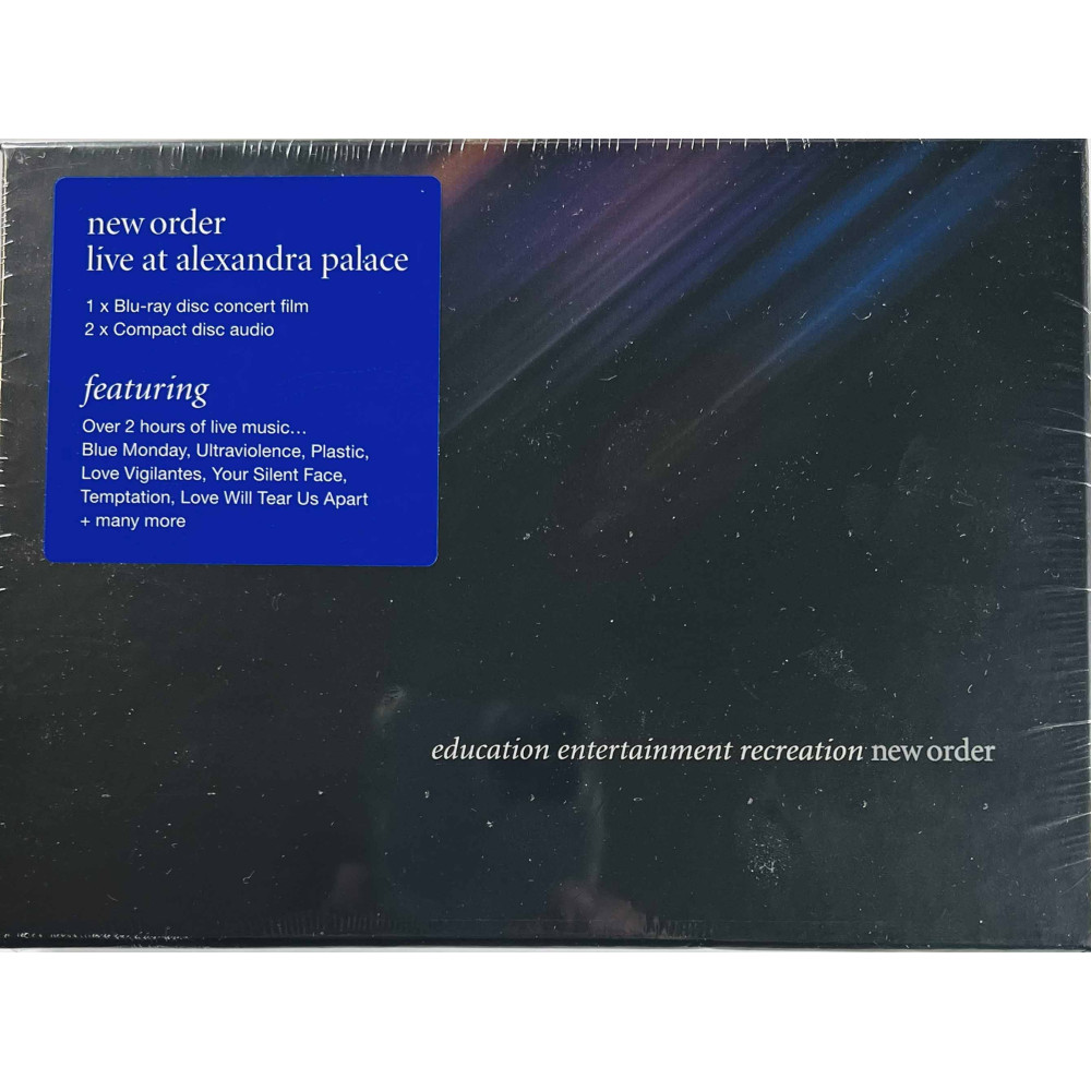 New Order CD Education entertainment recreation 2CD + Blu-ray