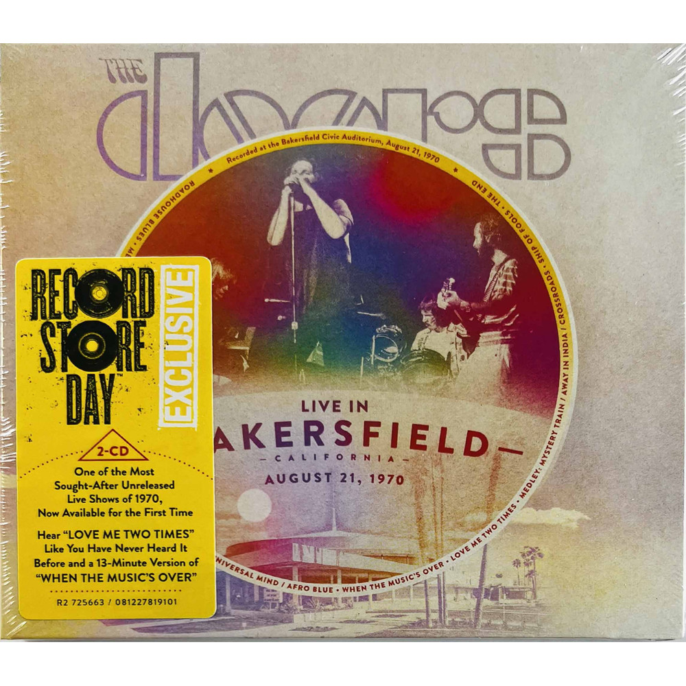 Doors CD Live In Bakersfield, August 21, 1970 2CD