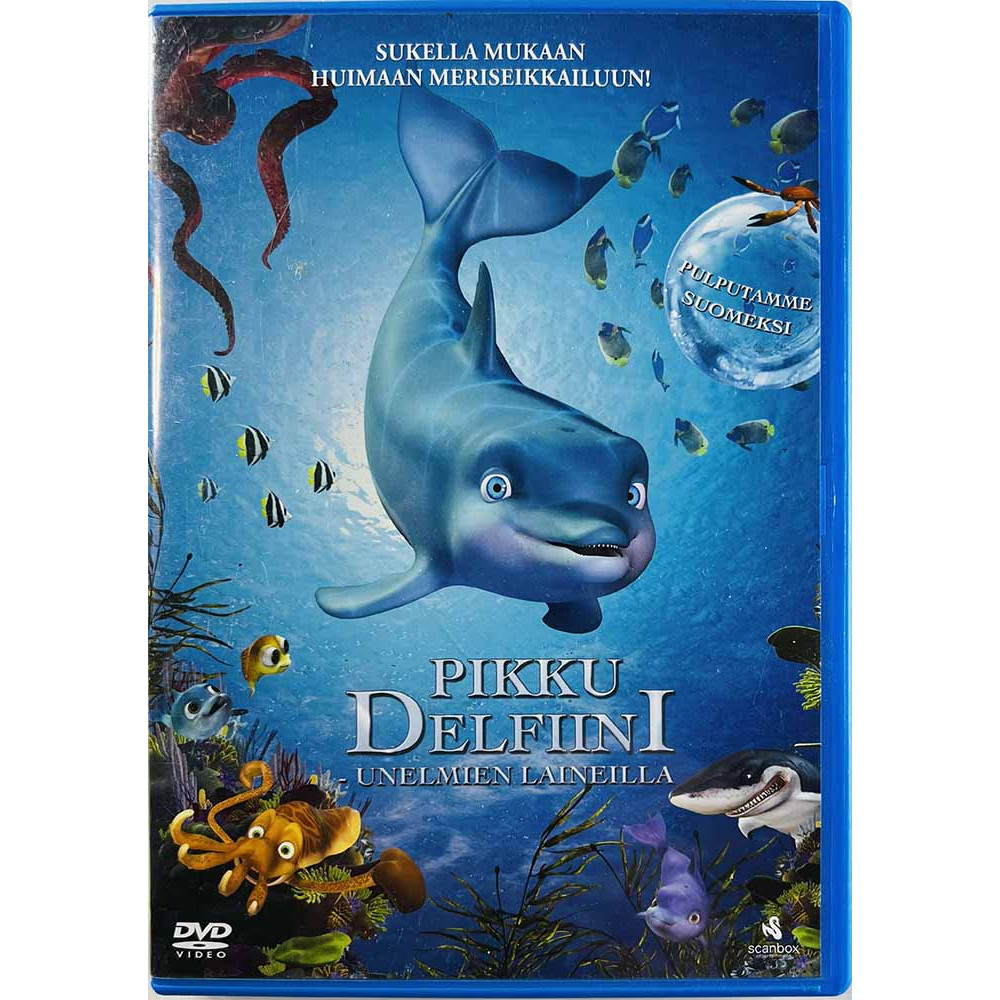 DVD - Elokuva DVD Pikku Delfiini -unelmien laineilla  kansi EX levy EX Käytetty DVD