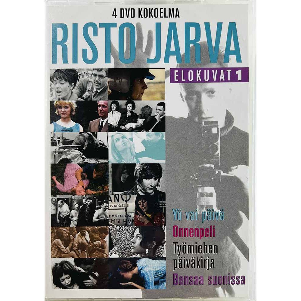 DVD - Elokuva DVD Risto Jarva elokuvat 1 4DVD  kansi EX levy EX Käytetty DVD