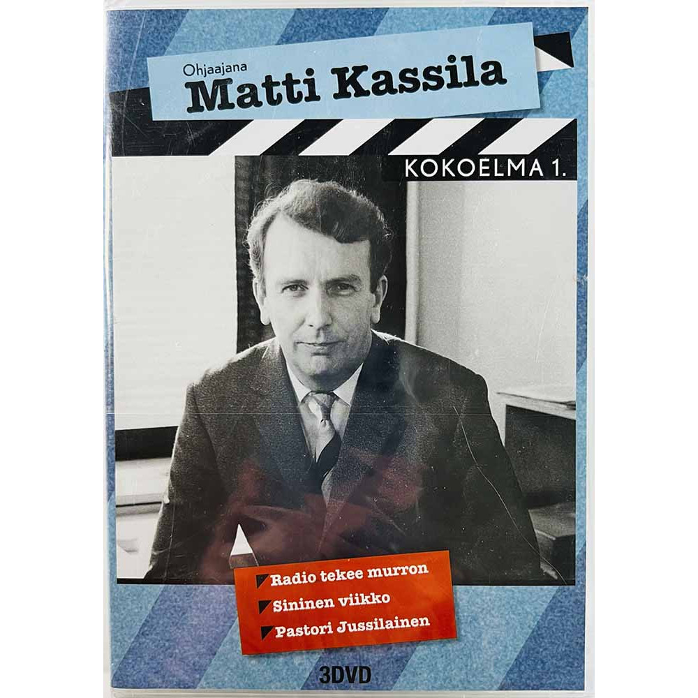 DVD - Elokuva DVD Ohjaajana Matti Kassila kokoelma 1  3DVD  kansi EX levy EX Käytetty DVD