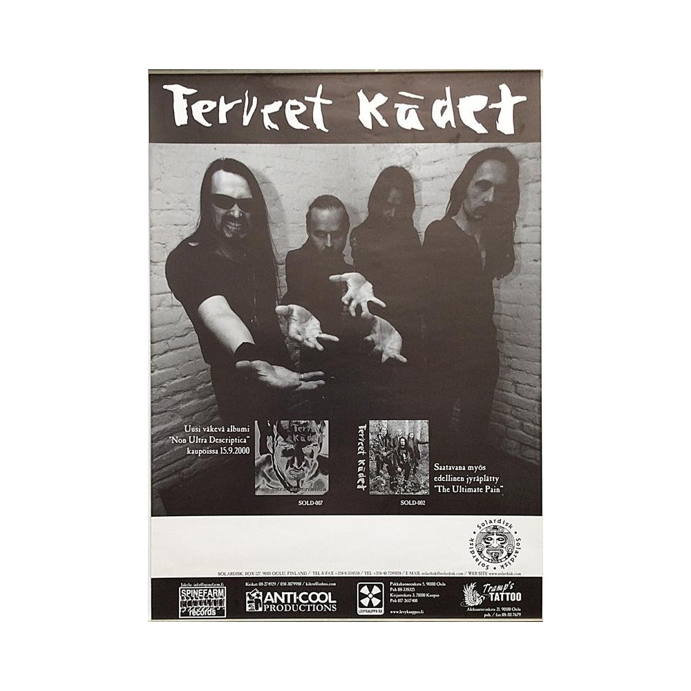 Terveet Kädet: Non Ultra Descriptica: Promojuliste 42cm x 60cm - JULISTE