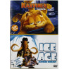 DVD - Elokuva DVD Karvinen elokuva / Ice Age jäätikön sankarit  kansi EX levy EX Käytetty DVD