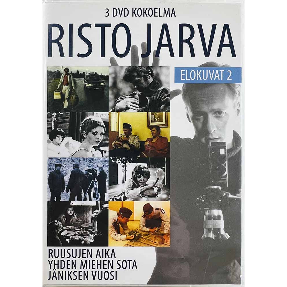 DVD - Elokuva DVD Risto Jarva elokuvat 2 3DVD  kansi EX levy EX Käytetty DVD