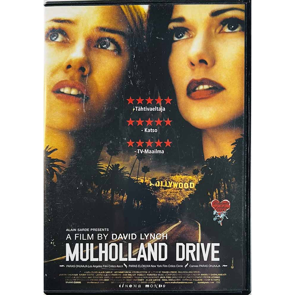 DVD - Elokuva DVD Mulholland drive  kansi EX levy EX Käytetty DVD