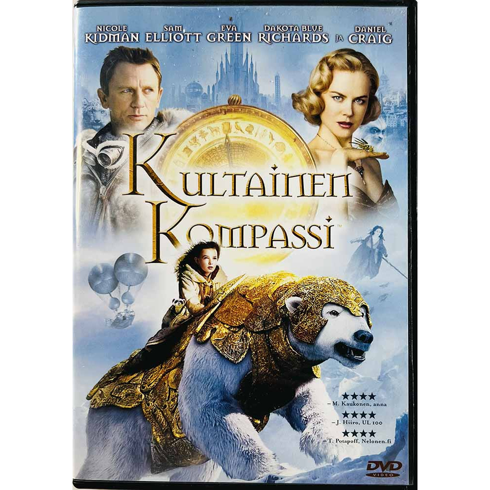 DVD - Elokuva DVD Kultainen kompassi  kansi EX levy EX Käytetty DVD