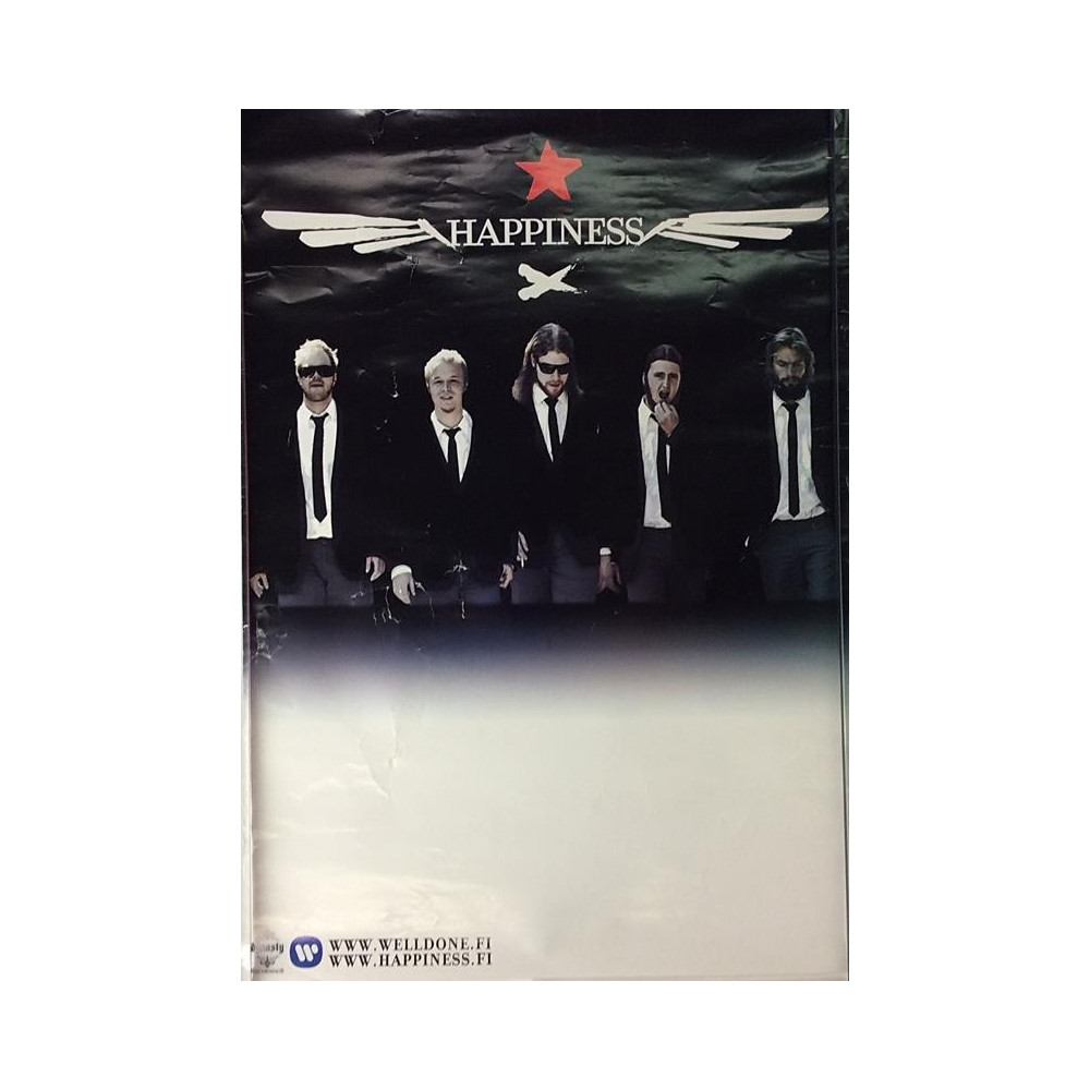 Happiness: Keikkajuliste 40cm x 60cm - Begagnat Poster