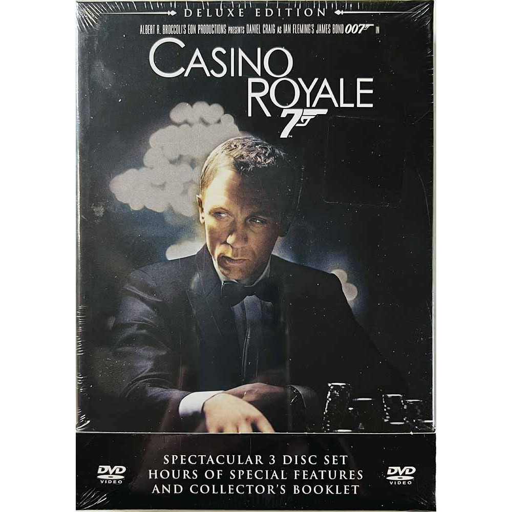 DVD - Elokuva 2006  James Bond - Casino Royale deluxe edition 3DVD DVD Begagnat