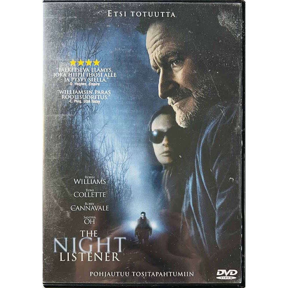 DVD - Elokuva DVD Night listener  kansi EX levy VG+ Käytetty DVD