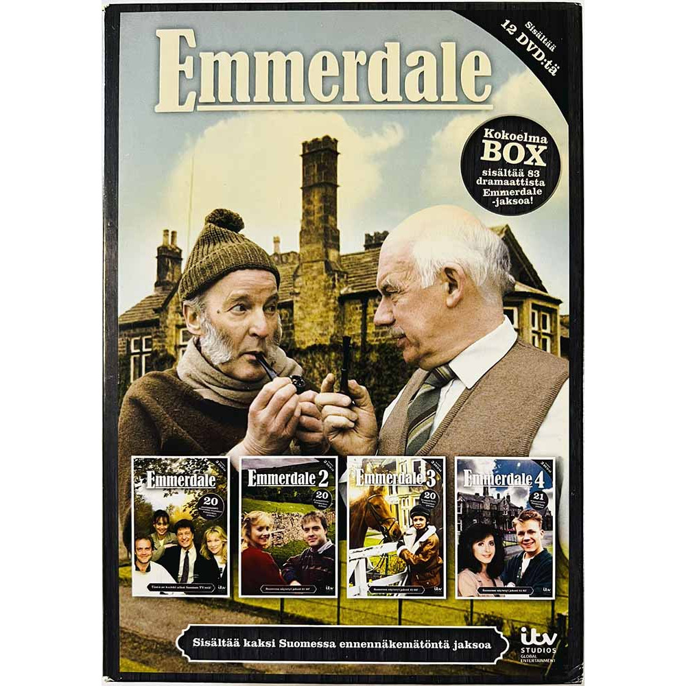 DVD - TV-sarja DVD Emerdale 1-4 12DVD  kansi EX levy EX Käytetty DVD