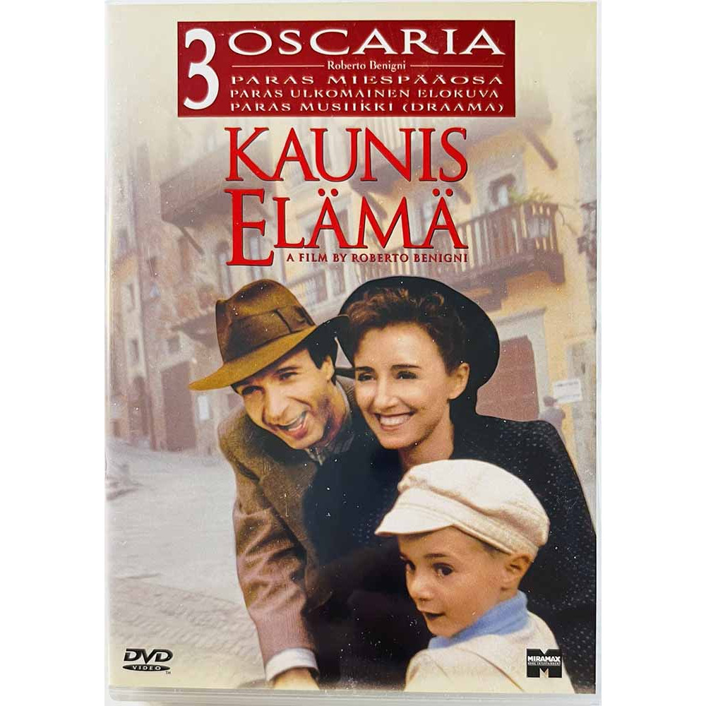 DVD - Elokuva DVD Kaunis elämä  kansi EX levy EX Käytetty DVD
