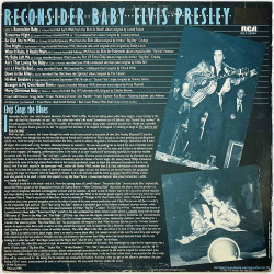Elvis LP Reconsider baby  kansi VG levy VG+ Käytetty LP