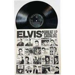 Elvis LP Golden records volume 3  kansi VG+ levy VG Käytetty LP