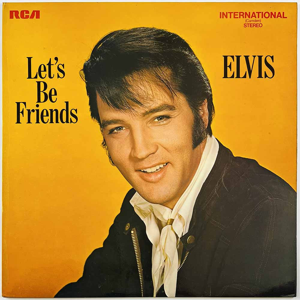 Elvis LP Let’s Be Friends  kansi VG+ levy VG+ Käytetty LP