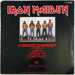 Iron Maiden LP 2 Minutes To Midnight 12-inch maxi  kansi VG levy EX- Käytetty LP