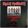 Iron Maiden LP 2 Minutes To Midnight 12-inch maxi  kansi VG levy EX- Käytetty LP