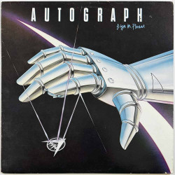 Autograph LP Sign in please  kansi VG+ levy EX- Käytetty LP