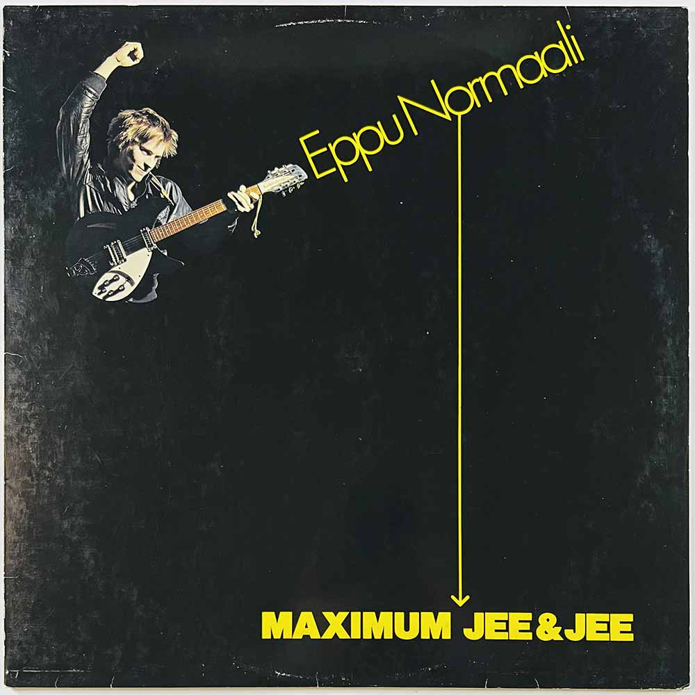 Eppu Normaali LP Maximum jee & jee, vihreä vinyyli  kansi VG+ levy EX Käytetty LP