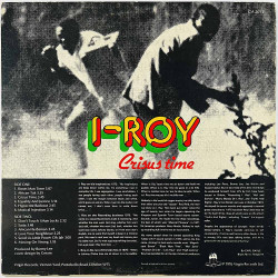 I-Roy LP Crisus time  kansi VG- levy EX Käytetty LP
