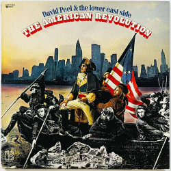 David Peel & the lower east side LP The American Revolution  kansi VG+ levy EX Käytetty LP
