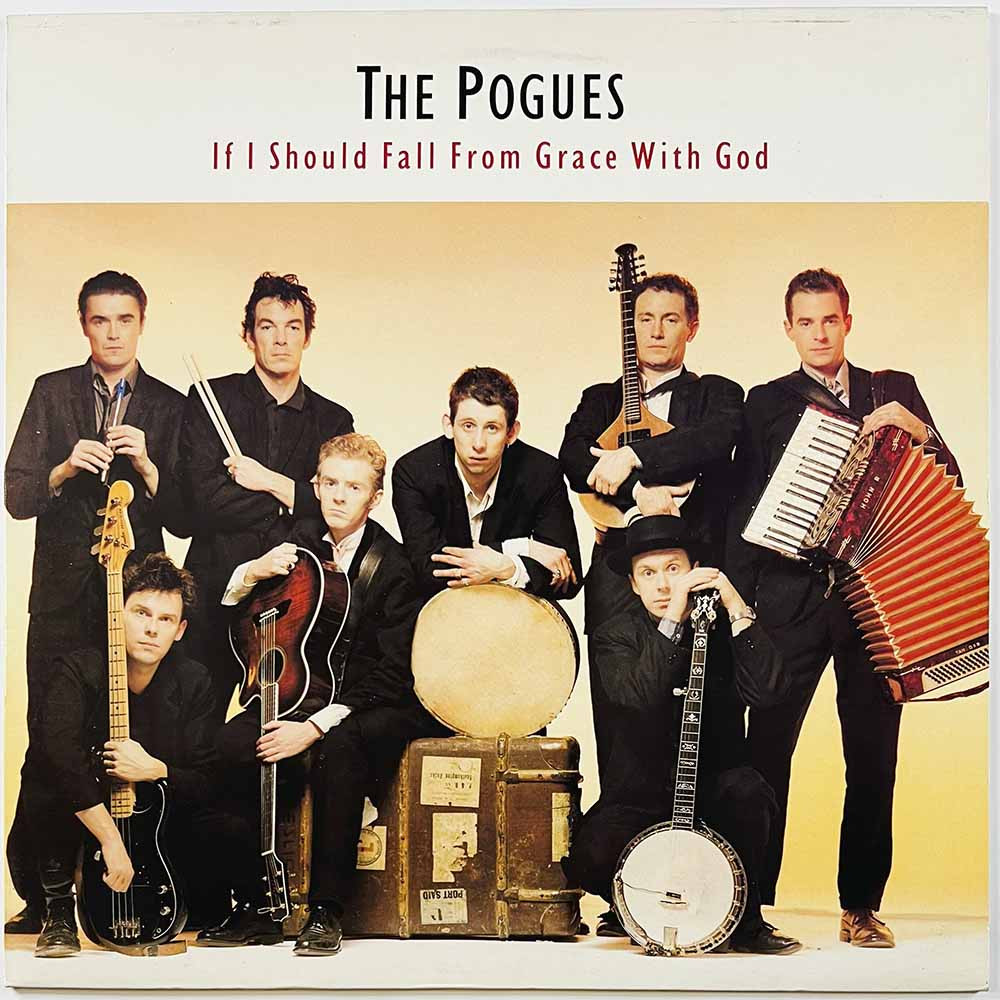 Pogues LP If I should fall from grace with God  kansi EX- levy EX Käytetty LP