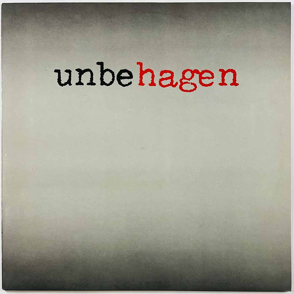 Nina Hagen Band LP Unbehagen  kansi EX- levy EX Käytetty LP