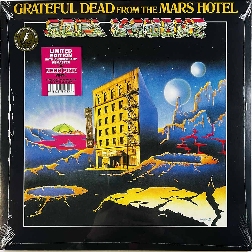 Grateful Dead LP From the Mars Hotel, neon pink vinyl  vinyyli LP