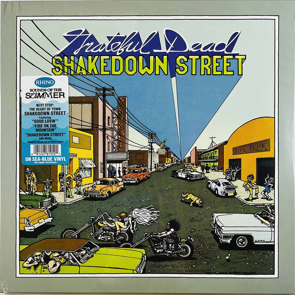 Grateful Dead 1978 R1 526253 Shakedown Street, sea blue vinyl LP