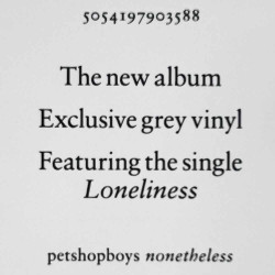 Pet Shop Boys 2024 5054197903588 Nonetheless, grey vinyl LP