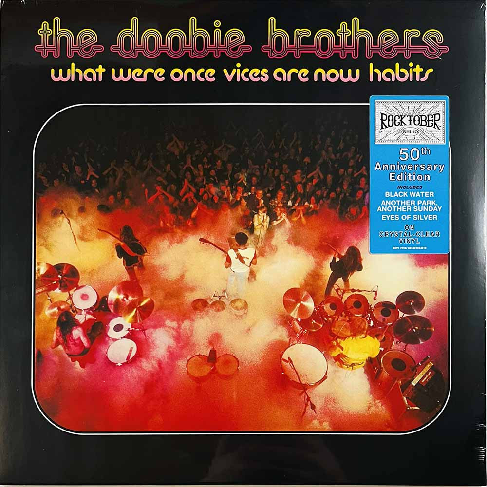 Doobie Brothers 1974 RCV1 2750 What Were Once Vices, crystal clear vinyl LP