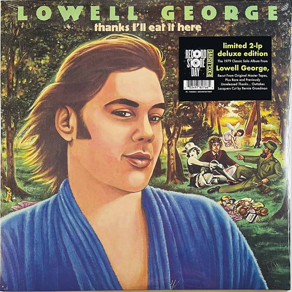 Lowell George LP Thanks, I'll Eat It Here, deluxe 2LP  vinyyli LP