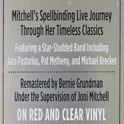 Mitchell Joni LP Shadows and Light, red & clear vinyl 2LP  vinyyli LP