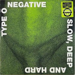 Type O Negative LP Slow, Deep And Hard, green / black marble 2LP  vinyyli LP