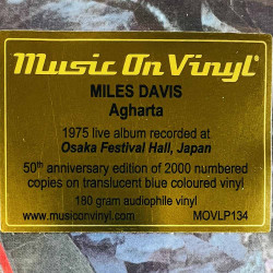 Davis Miles 1975 MOVLP134 Agharta, 50th anniversary numbered 2LP LP