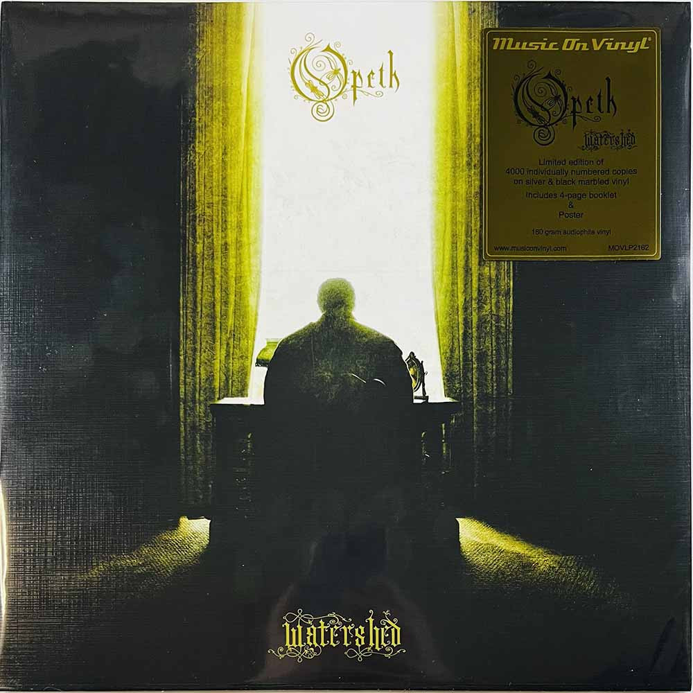 Opeth LP Watershed, silver & black marbled 2LP  vinyyli LP